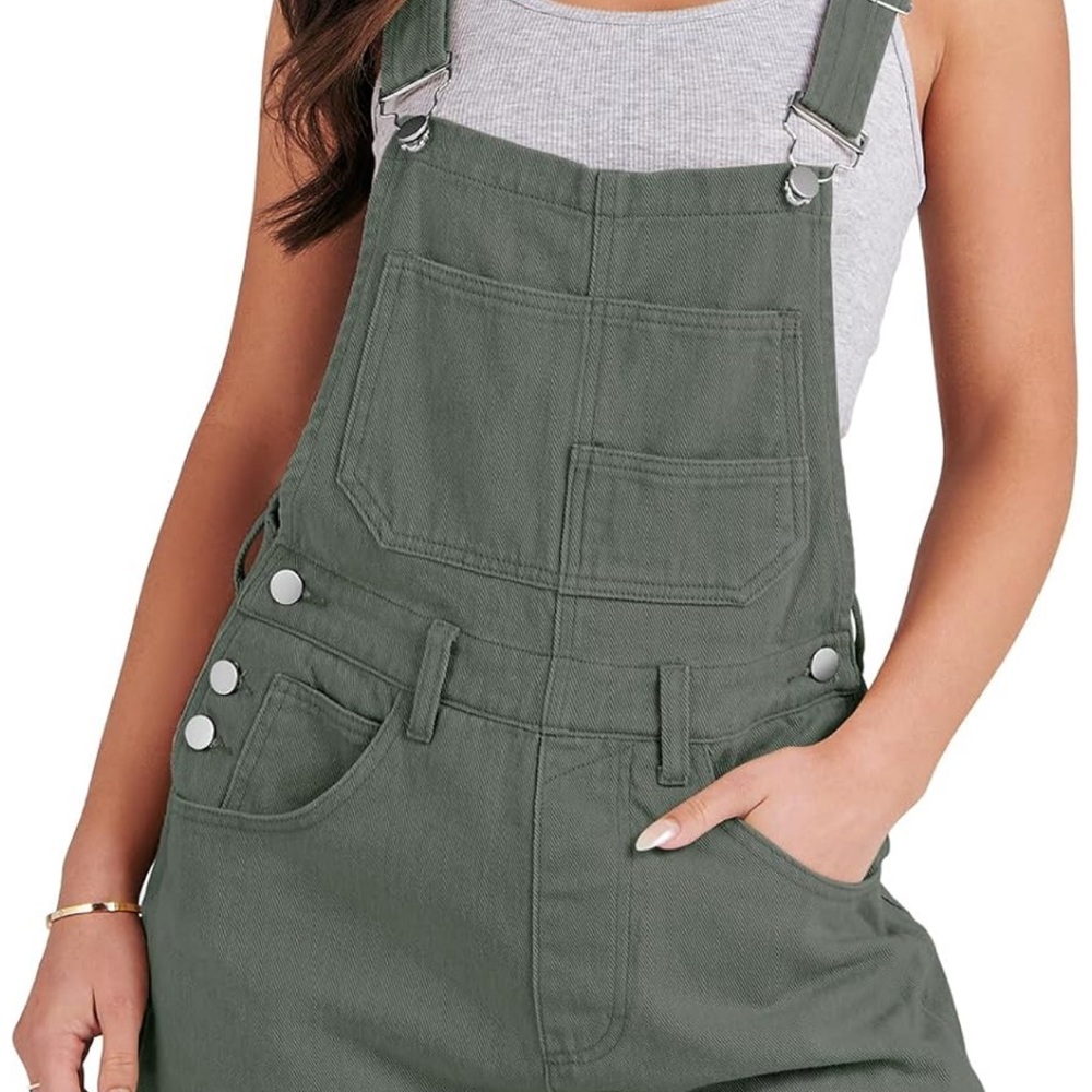 Women's Green Overalls